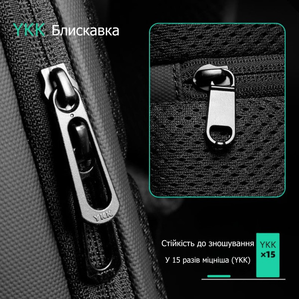 Рюкзак на одно плечо Mark Ryden MR7510 — стильная городская сумка с USB-зарядкой и скрытым карманом