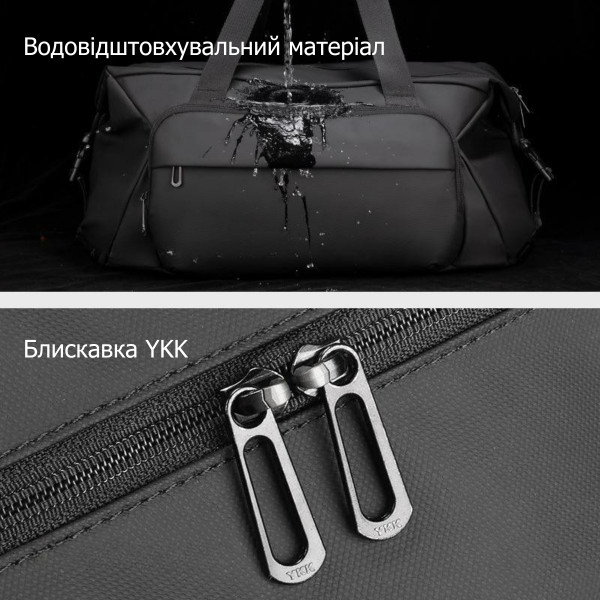 Спортивна сумка Mark Ryden MR2891 для тренувань і подорожей — захист від вологи та якість YKK