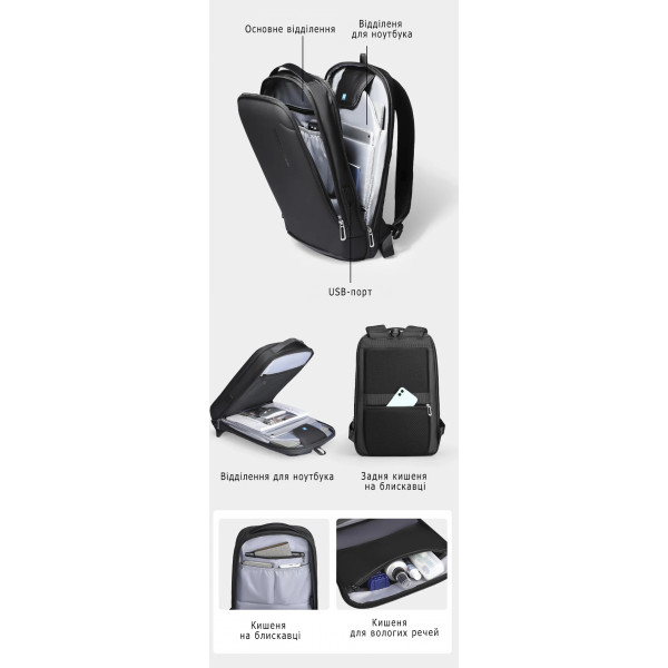 Рюкзак для ноутбука 15,6" Mark Ryden MR9008 с USB-портом