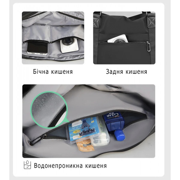 Дорожня спортивна сумка Mark Ryden MR8066 з відділенням для вологих речей