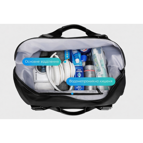 Дорожня спортивна сумка Mark Ryden MR8066 з відділенням для вологих речей