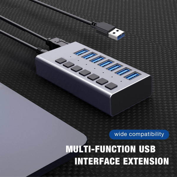 USB hub Acasis H707 на 7 портів USB 3.1