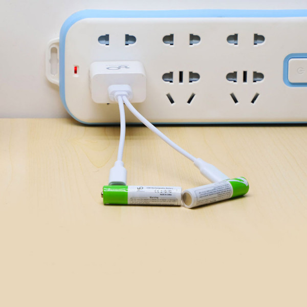 Аккумуляторные батарейки Smartoools AA 1.5V 1700 mAh с USB-C зарядкой, 2 шт