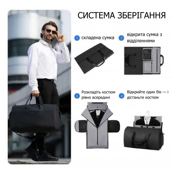 Дорожня сумка-портплед Mark Ryden Marshal MR8920 з відділенням для одягу та взуття