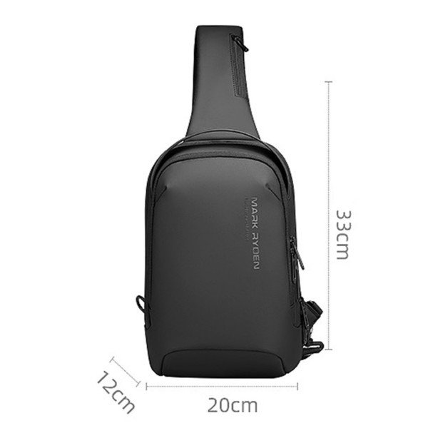 Рюкзак на одне плече Mark Ryden MR7918 з USB-портом і захистом від вологи