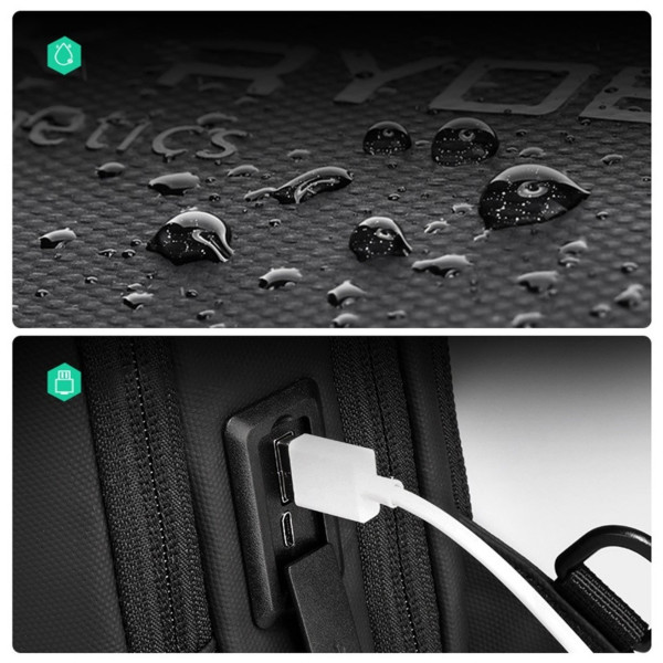 Рюкзак на одне плече Mark Ryden MR7918 з USB-портом і захистом від вологи