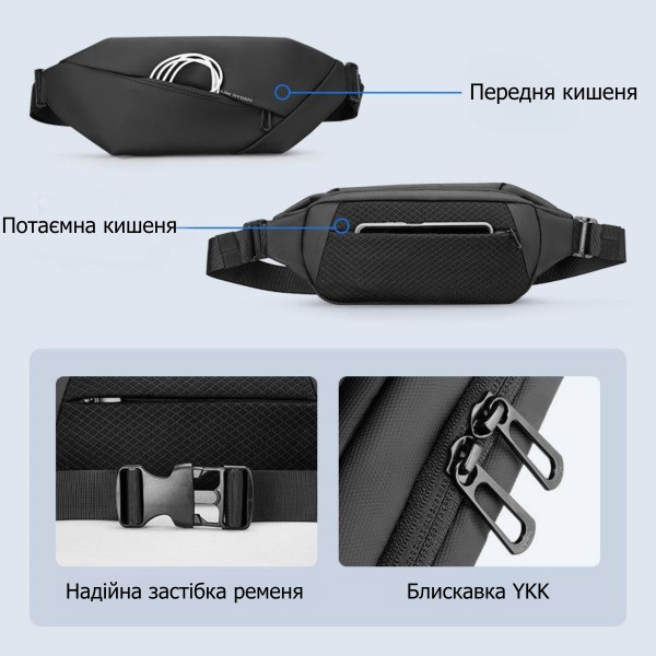 Бананка Mark Ryden MR5860 з захистом від вологи