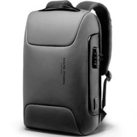 Рюкзак для ноутбука 15.6” Mark Ryden 9116 — міський сірий рюкзак з USB-зарядкою та кодовим замком