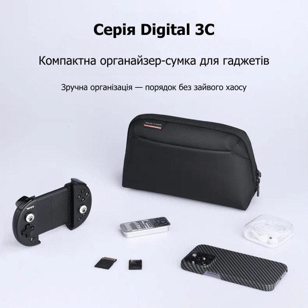 Сумка-несесер Mark Ryden MR3102 багатосекційна з блискавками YKK та захистом від вологи