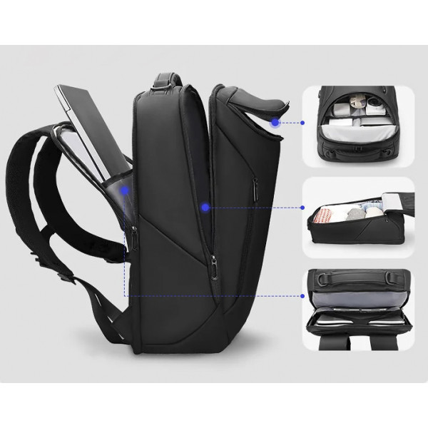 Городской рюкзак Mark Ryden MR9031YSJ для ноутбука 17.3" с тремя отделениями