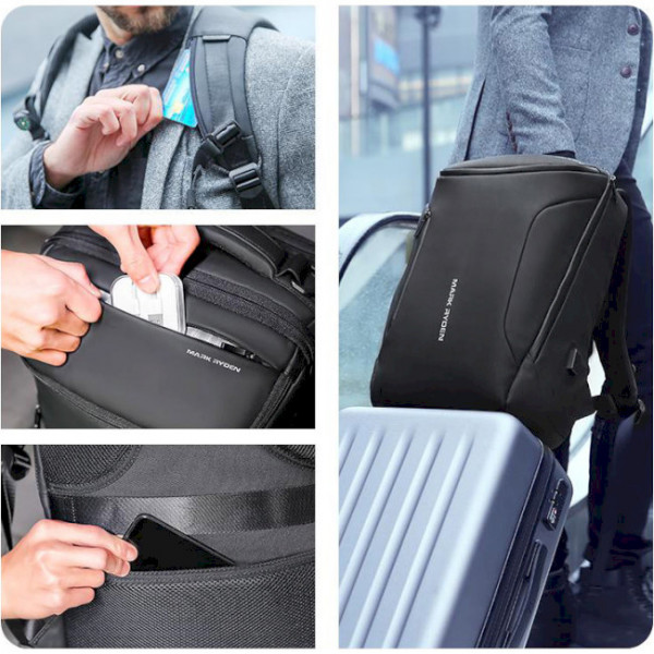 Городской рюкзак Mark Ryden MR9031YSJ для ноутбука 17.3" с тремя отделениями