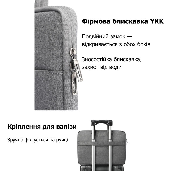 Сумка для ноутбука 14” Mark Ryden MR98X вологозахищена з м’якою підкладкою