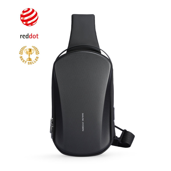 Рюкзак-слінг Mark Ryden MR3998 для планшета 9.7" вологозахищений з твердим корпусом EVA та USB