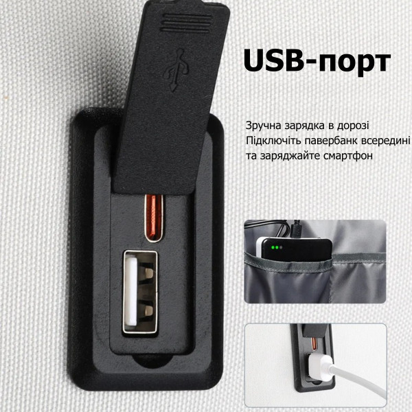 Рюкзак для ноутбука 15.6 дюймов Mark Ryden MR3606 с защитой от влаги и USB-портом