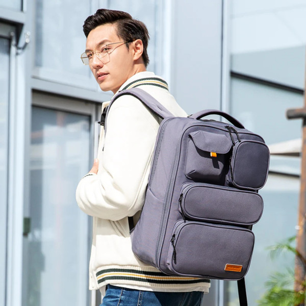 Дорожный рюкзак для ноутбука 17.3" Mark Ryden MR9004 влагозащищенный с ортопедической спинкой и USB-портом