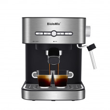 Кофеварка рожковая BioloMix CM6866 Espresso Machine 2-in-1 со вспенивателем для молока