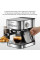 Кавоварка ріжкова BioloMix CM6866 Espresso Machine 2-in-1 зі спінювачем для молока