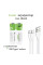Комплект 2 шт. аккумуляторные батарейки Smartoools 18650 3.7V 2000Mah с зарядкой Type-C