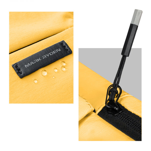 Дорожній рюкзак для ноутбука 15.6 дюйма Mark Ryden MR1106 Yellow водостійкий