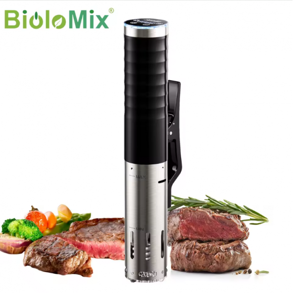 Апарат Су-від термічний циркулятор BioloMix Sous Vide SV-9002 Black