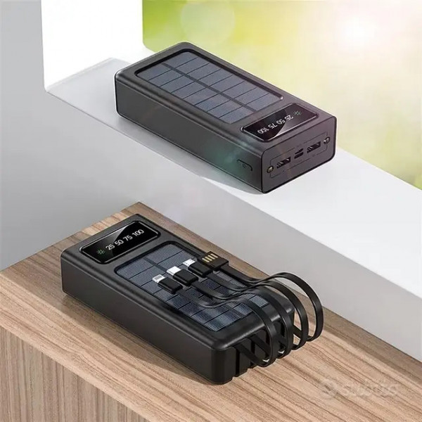 Повербанк Solar Energy 50000mah із сонячною панеллю