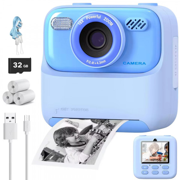 Детская камера мгновенной печати Instant Print Camera P79