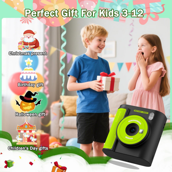 Детский фотоаппарат Instant Print Camera P99 с мгновенной термопечатью