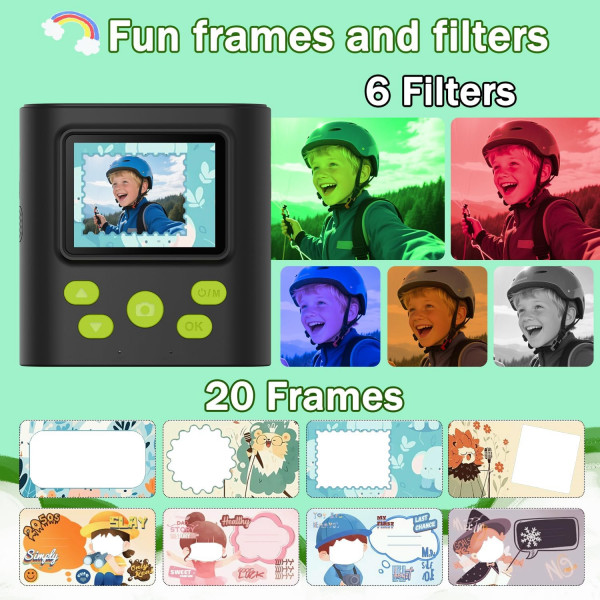 Детский фотоаппарат Instant Print Camera P99 с мгновенной термопечатью