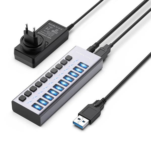 USB hub Acasis HB1602A Grey