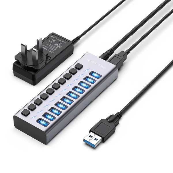 USB hub Acasis HB1602A Grey