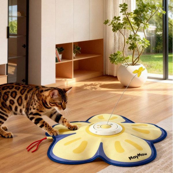 Автоматическая игрушка для кошек BloomSeek – интерактивная игра в прятки