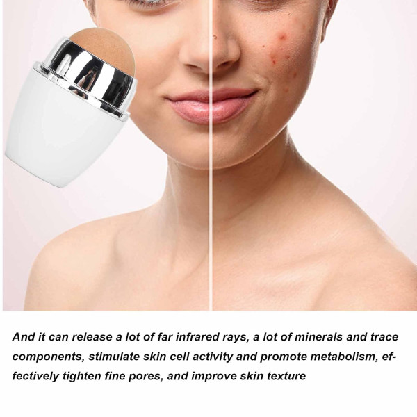 Ролик для обличчя Oil-Absorbing DYM034 із вулканічного каменю