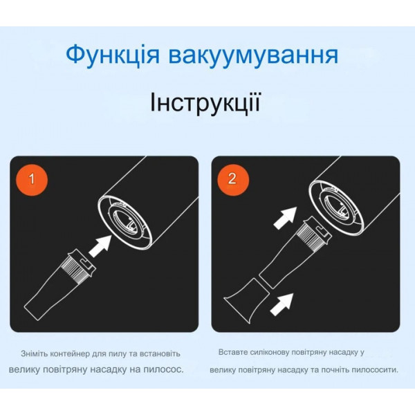 Автомобільний пилосос Baseus A5 Car Vacuum Cleaner з HEPA-фільтром, 16000Па 