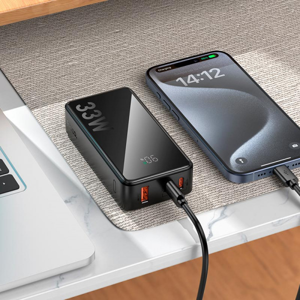 Павербанк Hoco Jewel Q27 10000mAh 33W 3A зі швидкою зарядкою