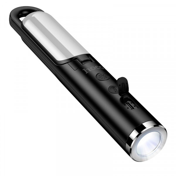 Кемпінгова лампа 2-в-1 HOCO HX13 — багатофункціональний ліхтар з акумулятором та SOS