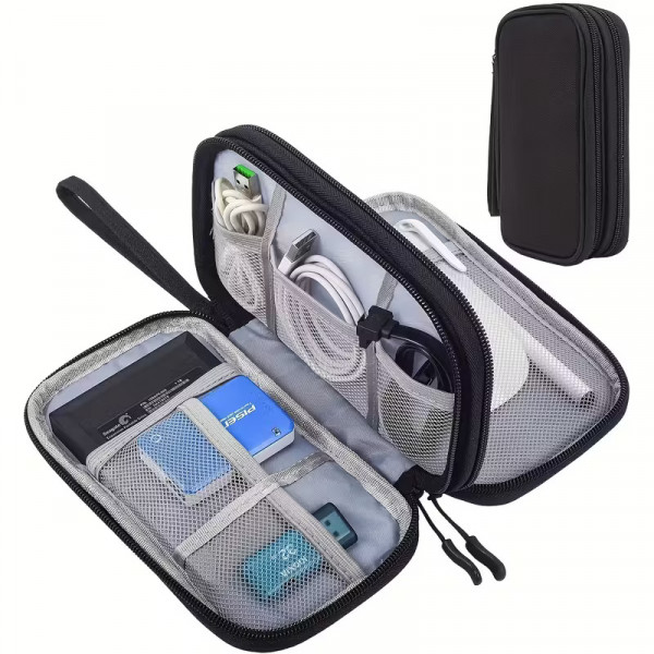 Дорожный органайзер для кабелей и электронных аксессуаров