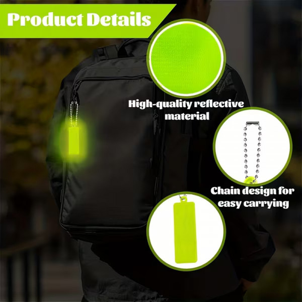 Светоотражающий брелок для сумки та рюкзака