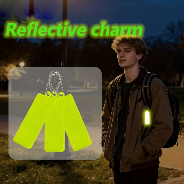 Светоотражающий брелок для сумки та рюкзака