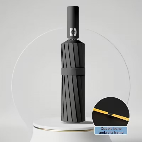 Автоматический складной зонт с двойным каркасом