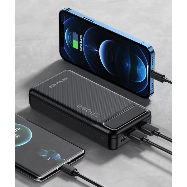 Повербанк Power Bank AWEI P6K Pro 20000 mAh Type-C зі швидкою зарядкою