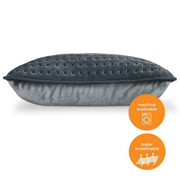 Електрична грілка-подушка BEURER HK 48 Grey з трьома режимами температури