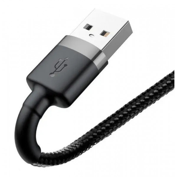 Кабель Baseus Cafule USB-A → Lightning 1 м с поддержкой быстрой зарядки 2.4A