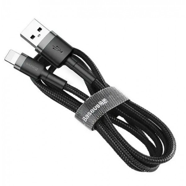 Кабель Baseus Cafule USB-A → Lightning 1 м с поддержкой быстрой зарядки 2.4A