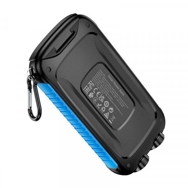 Павербанк HOCO SunPower DB51 8000mAh 2USB / Type-C з сонячною панеллю та ліхтариком