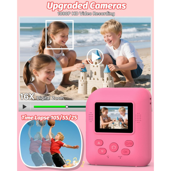 Детская камера мгновенной печати Instant Print Camera P89