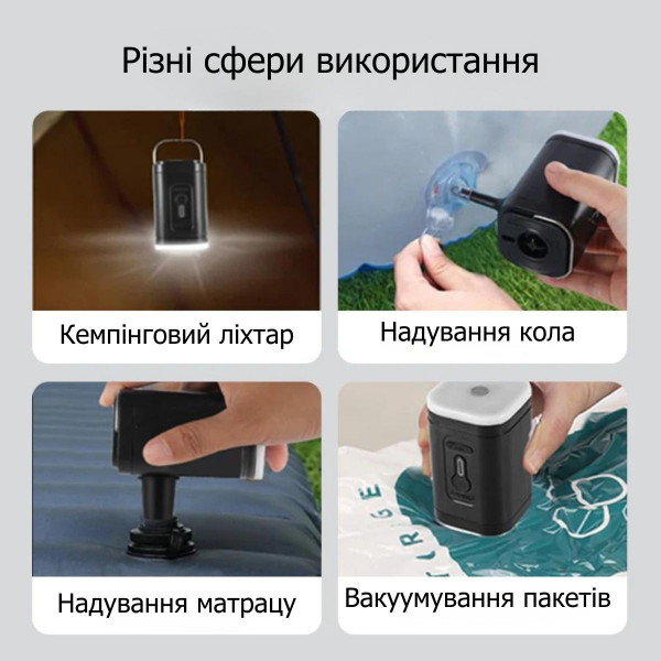 Портативний насос Mark Ryden MR-CQB для матраців і вакуумних пакетів