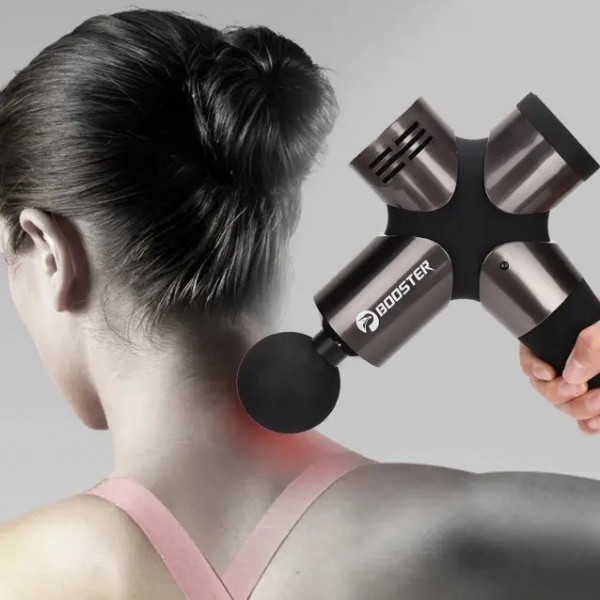 Перкуссионный массажер Booster Pro 3 – мощный пистолет для мышц и триггерных точек