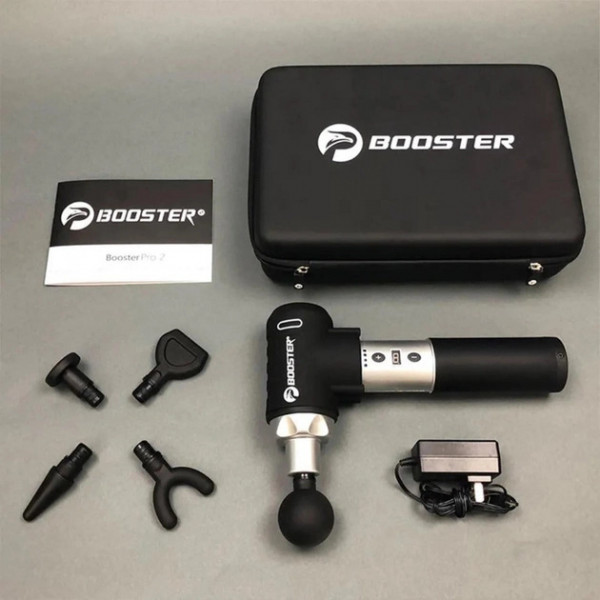 Перкуссионный массажер Booster Pro 2 – мощный пистолет для мышц и триггерных точек