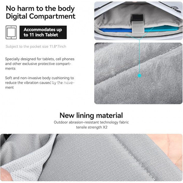 Вместительная сумка через плечо Mark Ryden MR2819 с отделом под планшет 11"