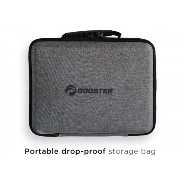 Перкуссионный массажный пистолет Booster Mini X 2500mAh с кейсом и 6 насадками